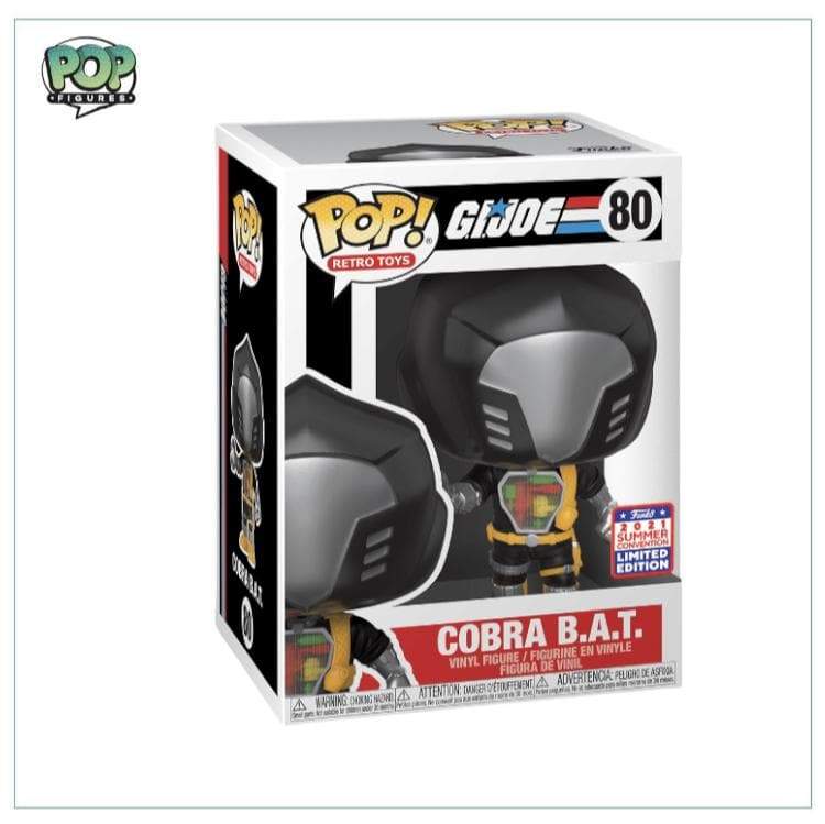 Cobra B.A.T #80 Funko Pop! G.I.Joe, 2021 Virtual Funko Shared Sticker Limited Edition - Pop Figures | Funko | Pop Funko | Funko Pop