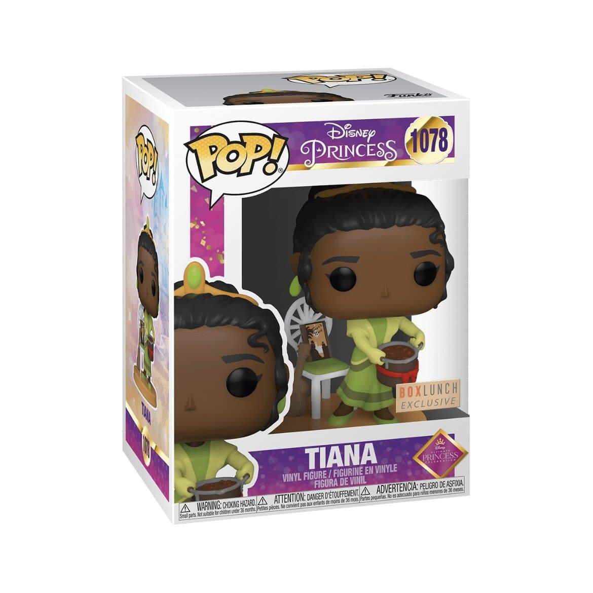 Tiana Princesa E O Sapo Original Funko Pop Disney