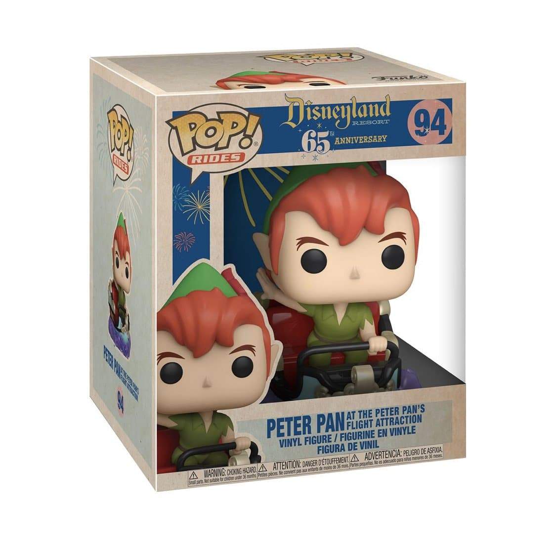 Peter Pan at the Peter Pan's Flight Attraction #94 Funko Pop! Disneyla