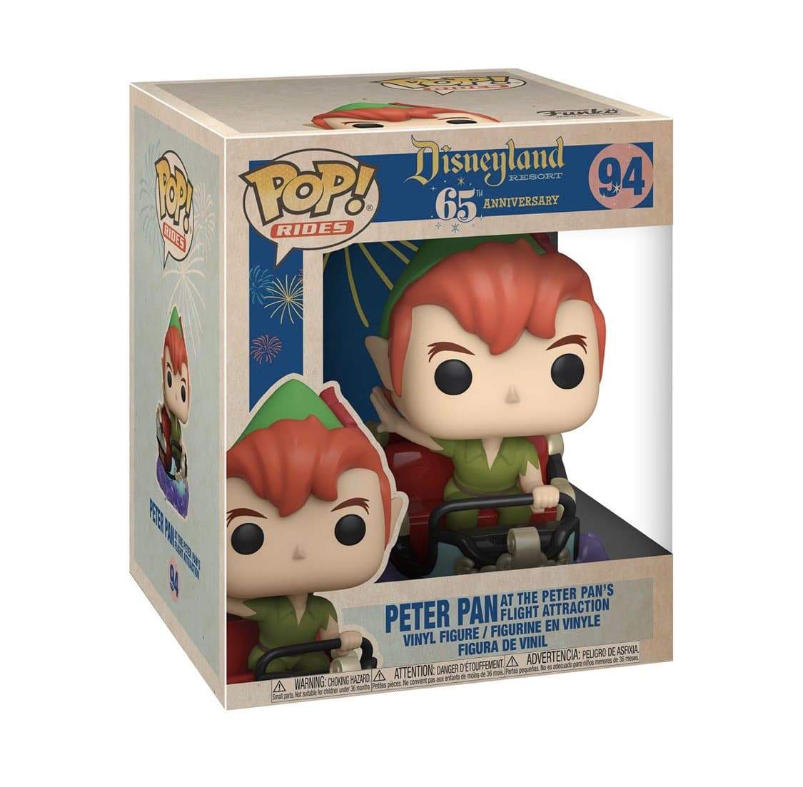 Disneyland 65th: Peter Pan & Flight Funko Pop Ride - Pop Figures
