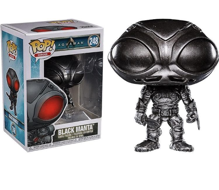 Funko Pop Vinyl Figure Auquaman #248 Black Manta Silver - Pop Figures