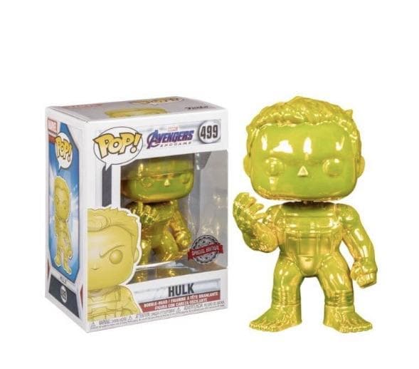 Hulk (Yellow Chrome) #499 Funko Pop! Marvel Special Edition
