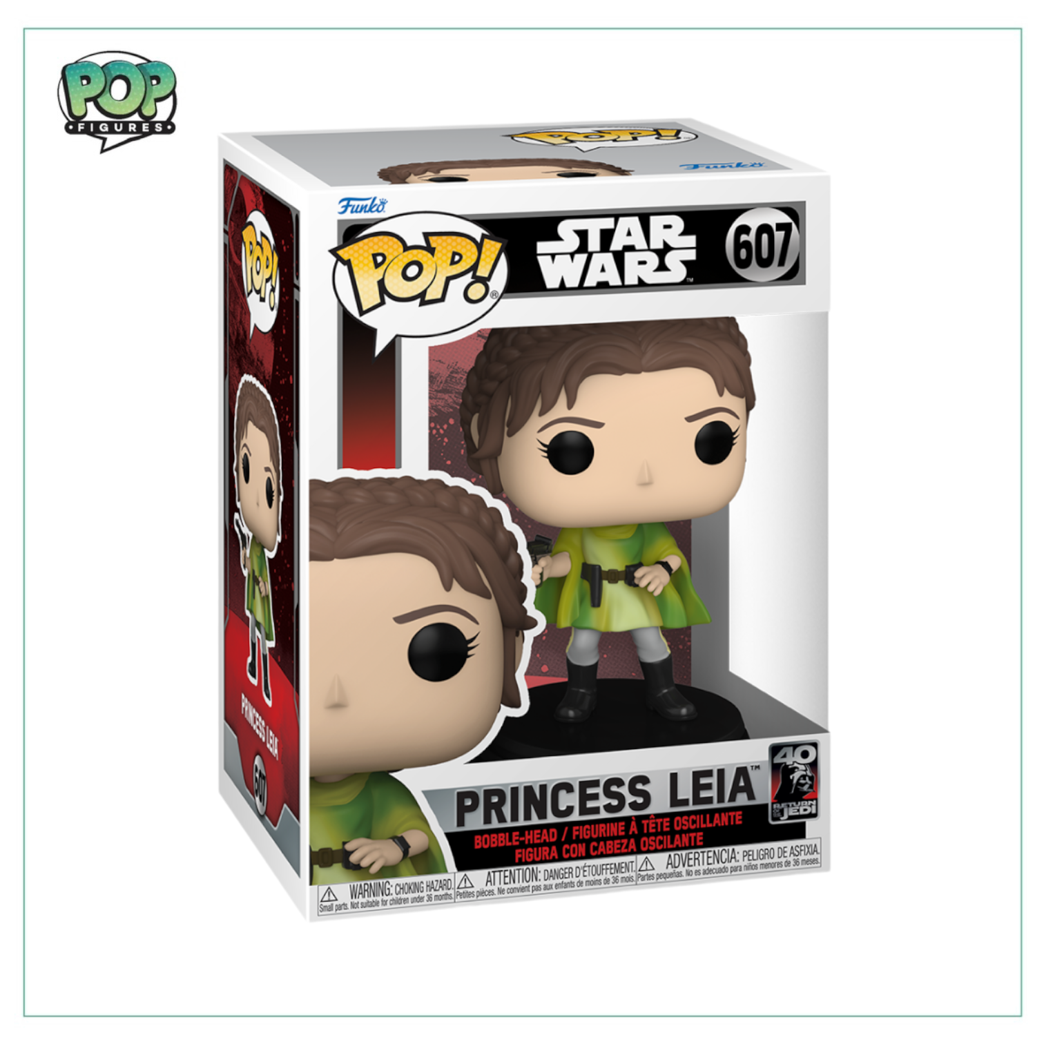 Princess Leia #607 Funko Pop! Star Wars - Return of the Jedi 40th