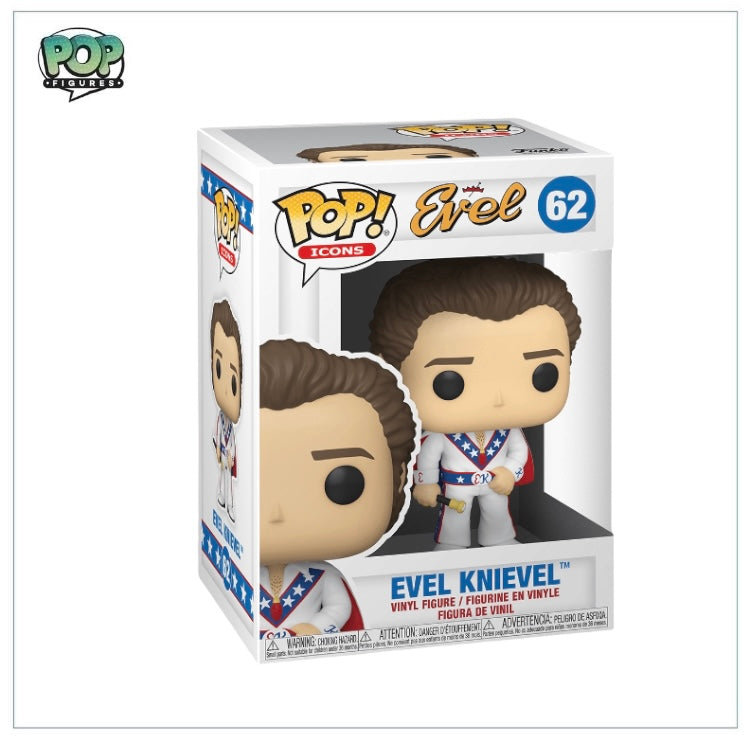 Evel Knievel #62 Funko Pop! Icons