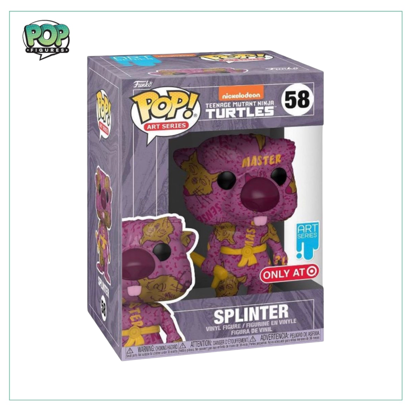Splinter (Artist Series) #58 Funko Pop! Teenage Mutant Ninja Turtles - Target Exclusive