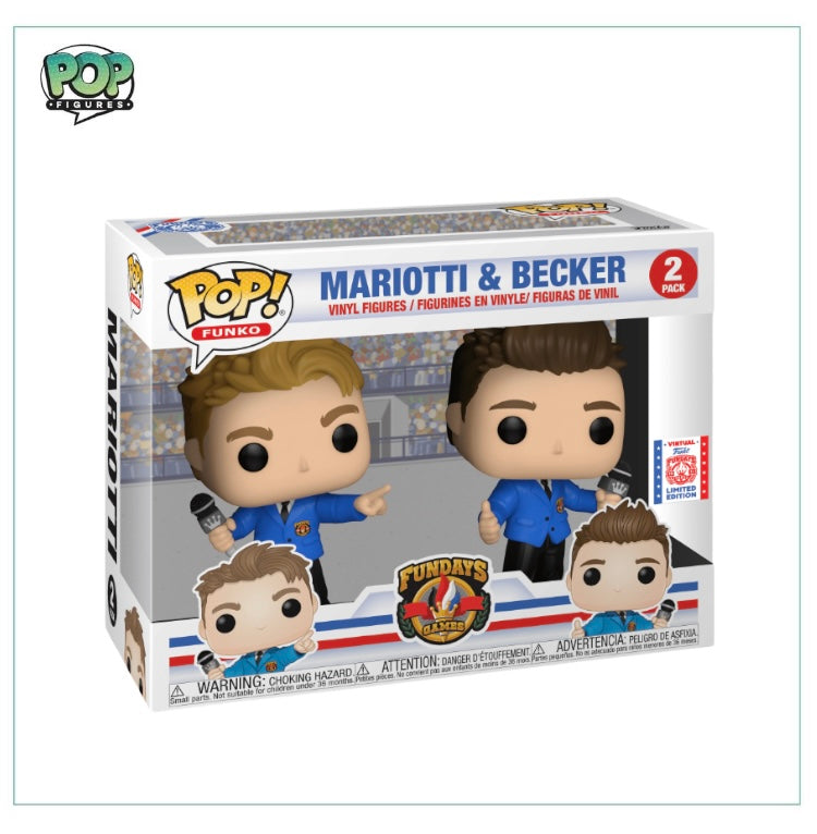 Mariotti & Becker Deluxe Funko 2 Pack! Funko Fundays Virtual Funkon Exclusive