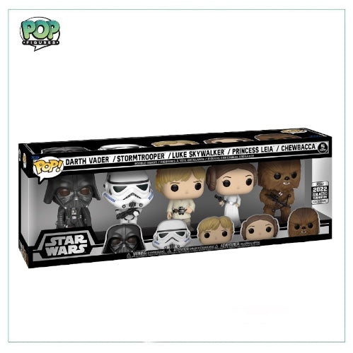Darth Vader / Stormtrooper / Luke Skywalker / Princess Leia / Chewbacc