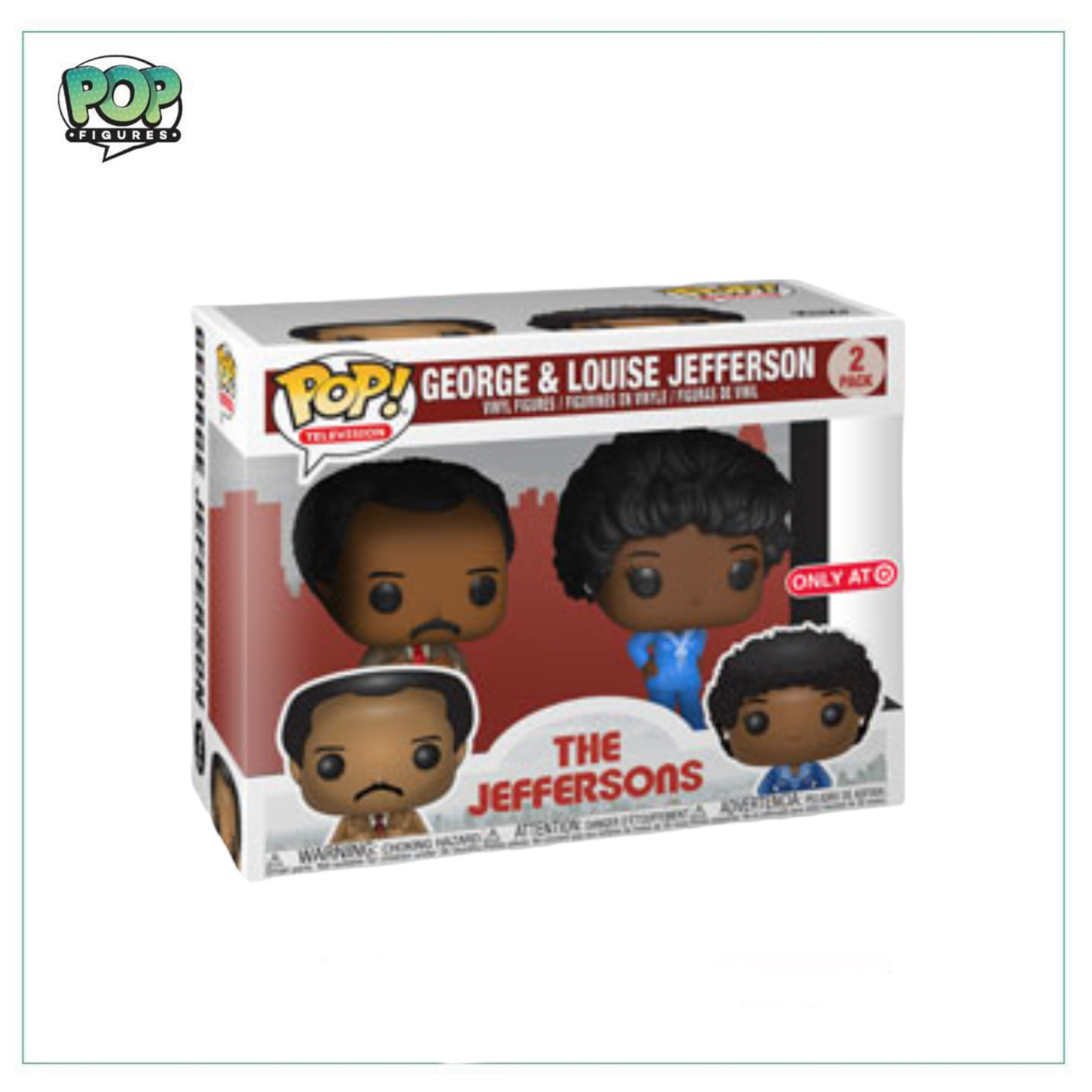 George & Louise Jefferson Deluxe Funko 2 Pack! The Jeffersons - Target Exclusive