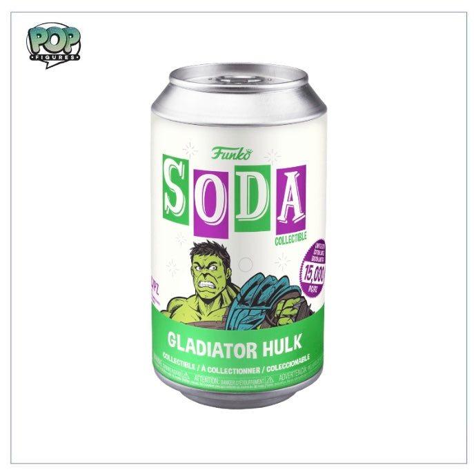 Gladiator Hulk Funko Soda Vinyl Figure! - Marvel - LE15000 Pcs USA - Chance of Chase