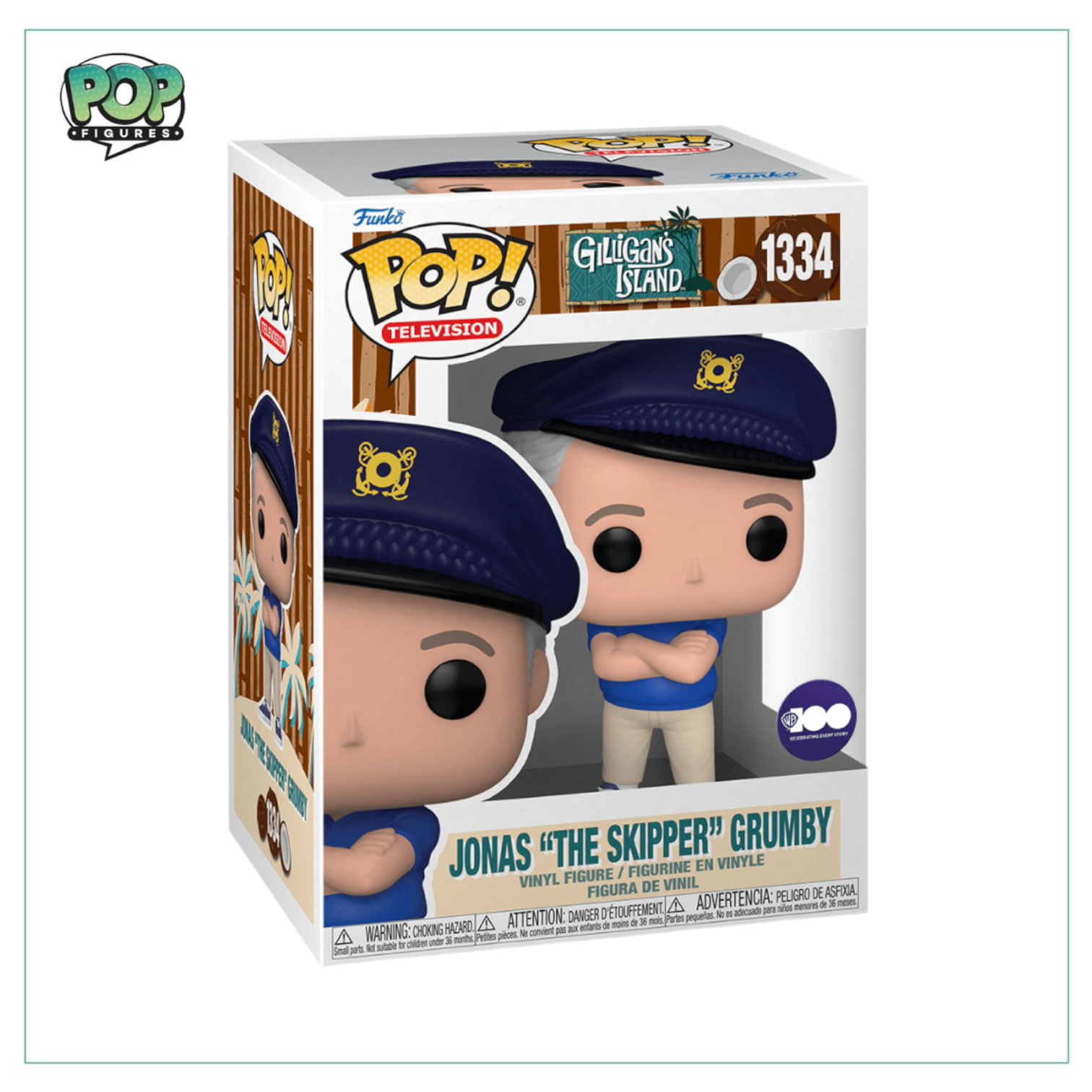 Jonas ‘The Skipper’ Grumby #1334 Funko Pop! Gilligan’s Island