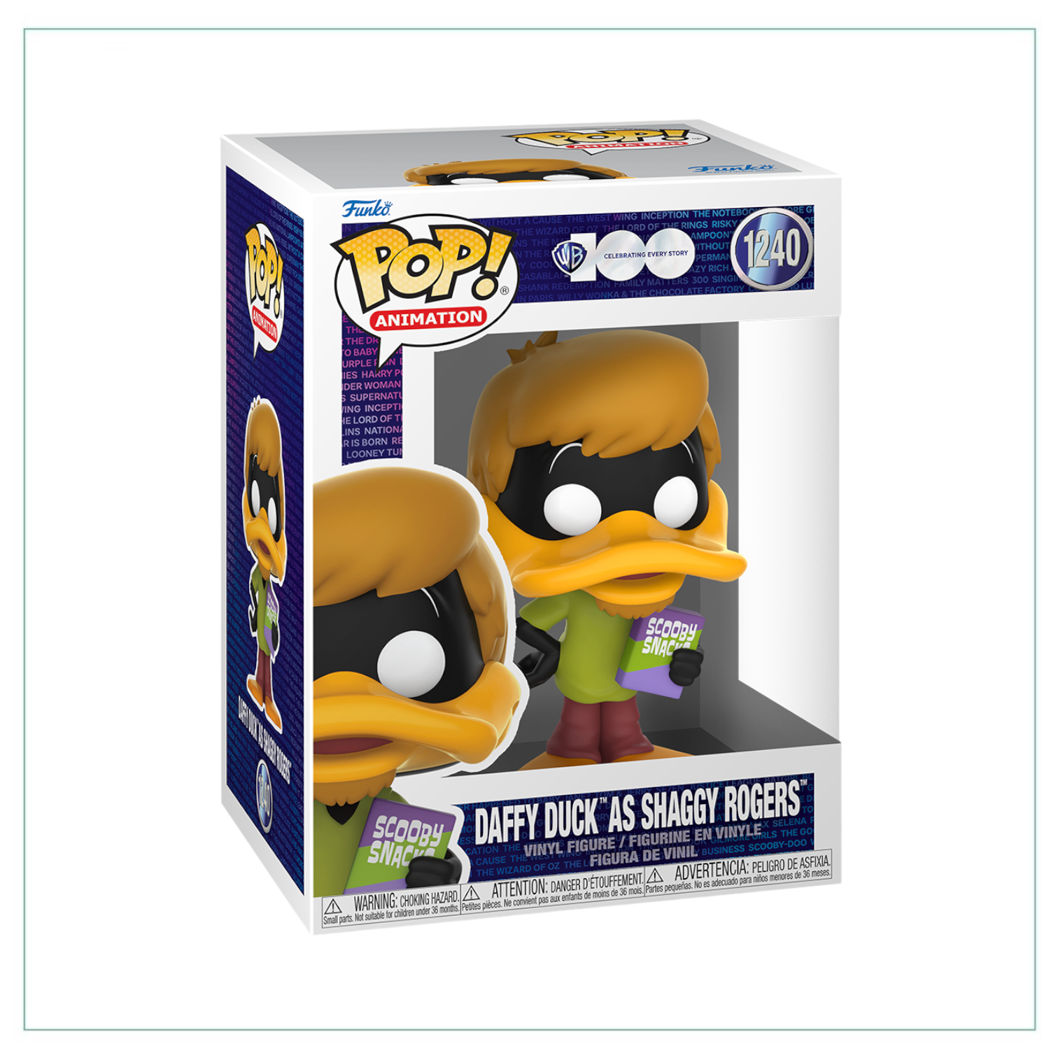 Daffy Duck as Shaggy Rogers #1240 Funko Pop! Looney Tunes X Scooby Doo