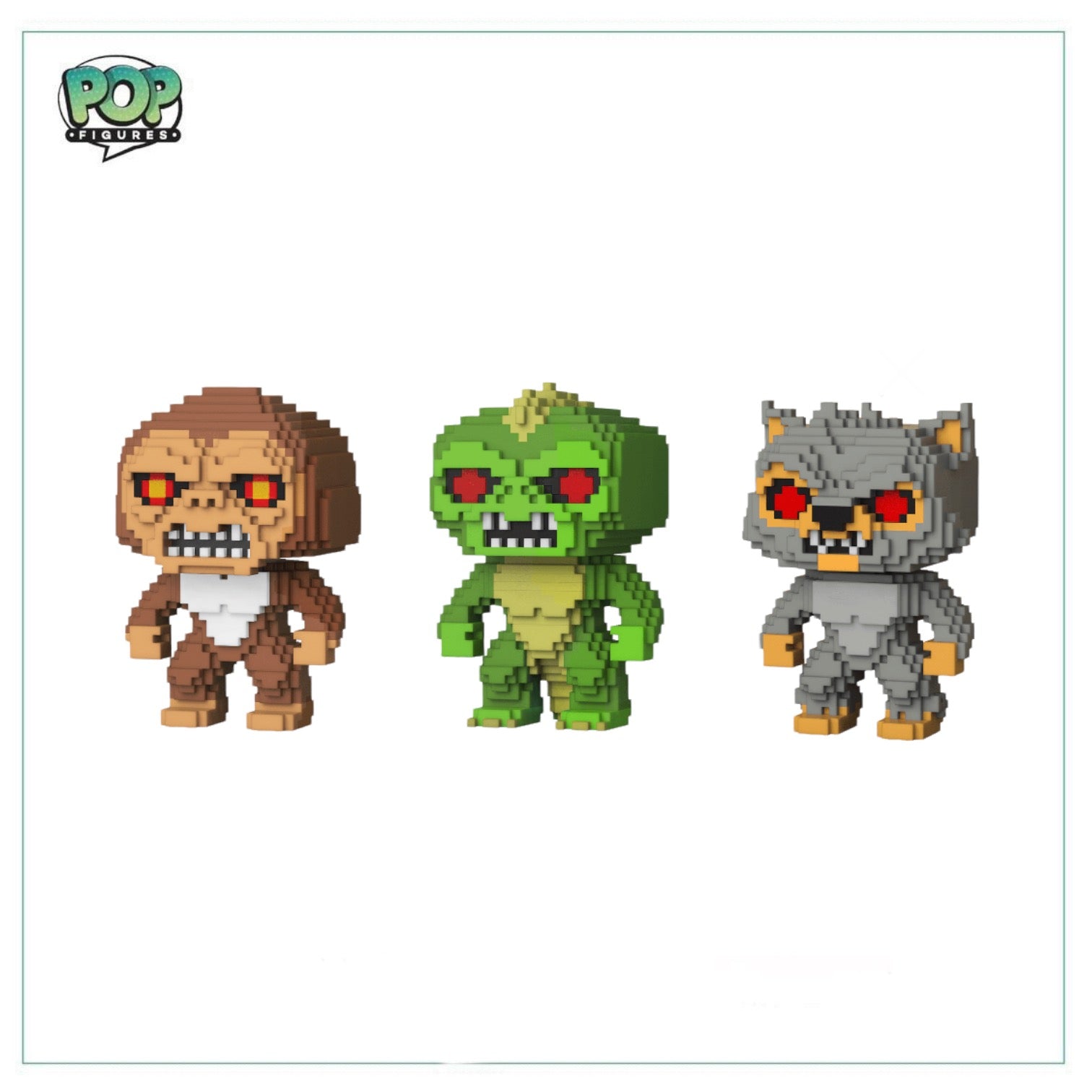 George Lizzie & Ralph Deluxe Funko 3 Pack! Rampage 8-Bit - Walmart Exclusive