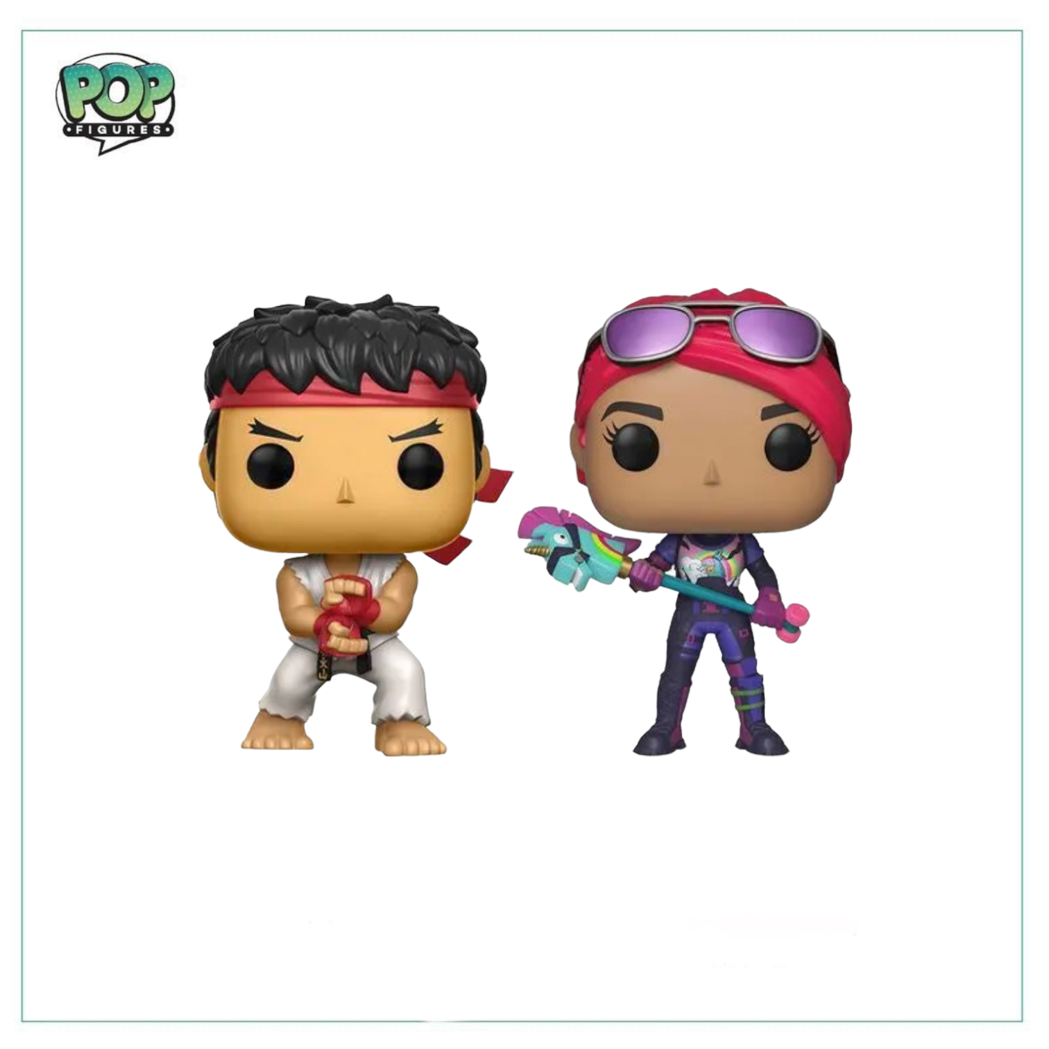 Ryu & Brite Bomber Deluxe Funko 2 Pack! Street Fighter Fortnite