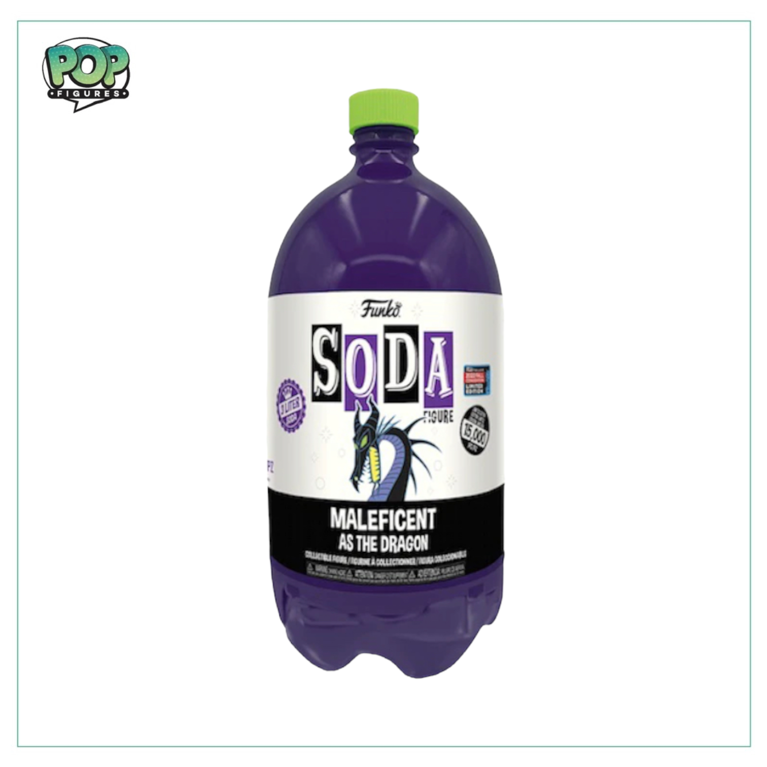 Maleficent As The Dragon Deluxe Funko 3ltr Soda! Disney Villains - 2022 NYCC Shared Sticker - LE15,000pcs