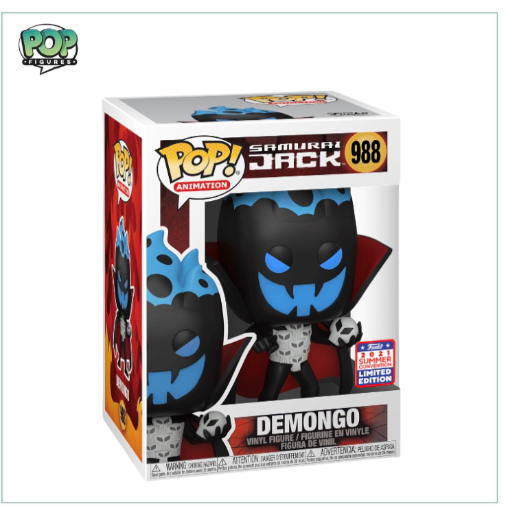 Demongo #988 Funko Pop! Samurai Jack, 2021 Summer Funkon Limited Edition