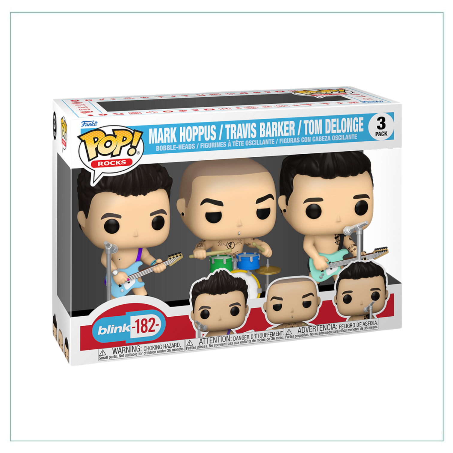 Blink-182 3 Pack Funko Pop! - Rocks