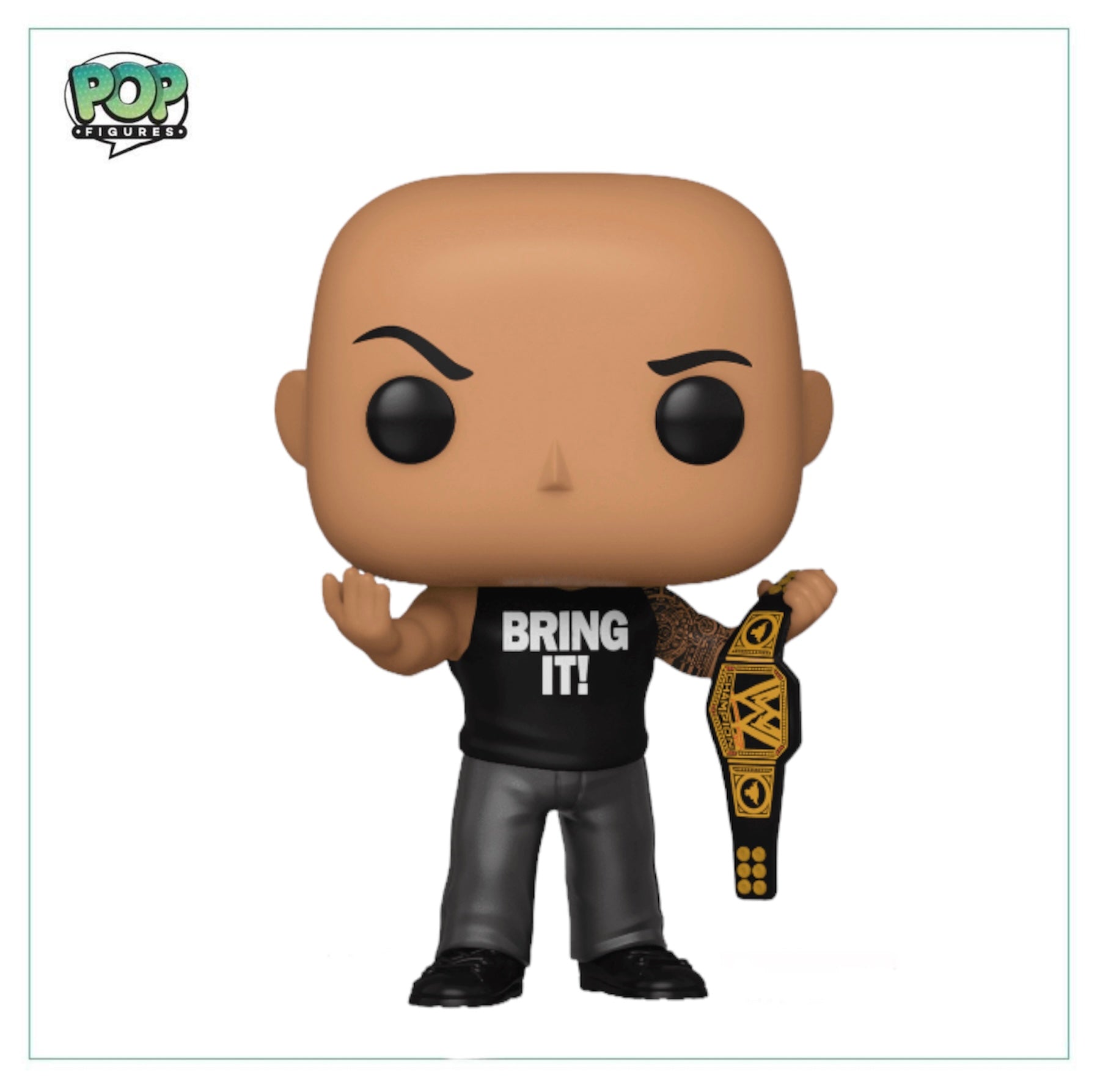 The Rock #91 Funko Pop! WWE - Entertainment Earth Exclusive