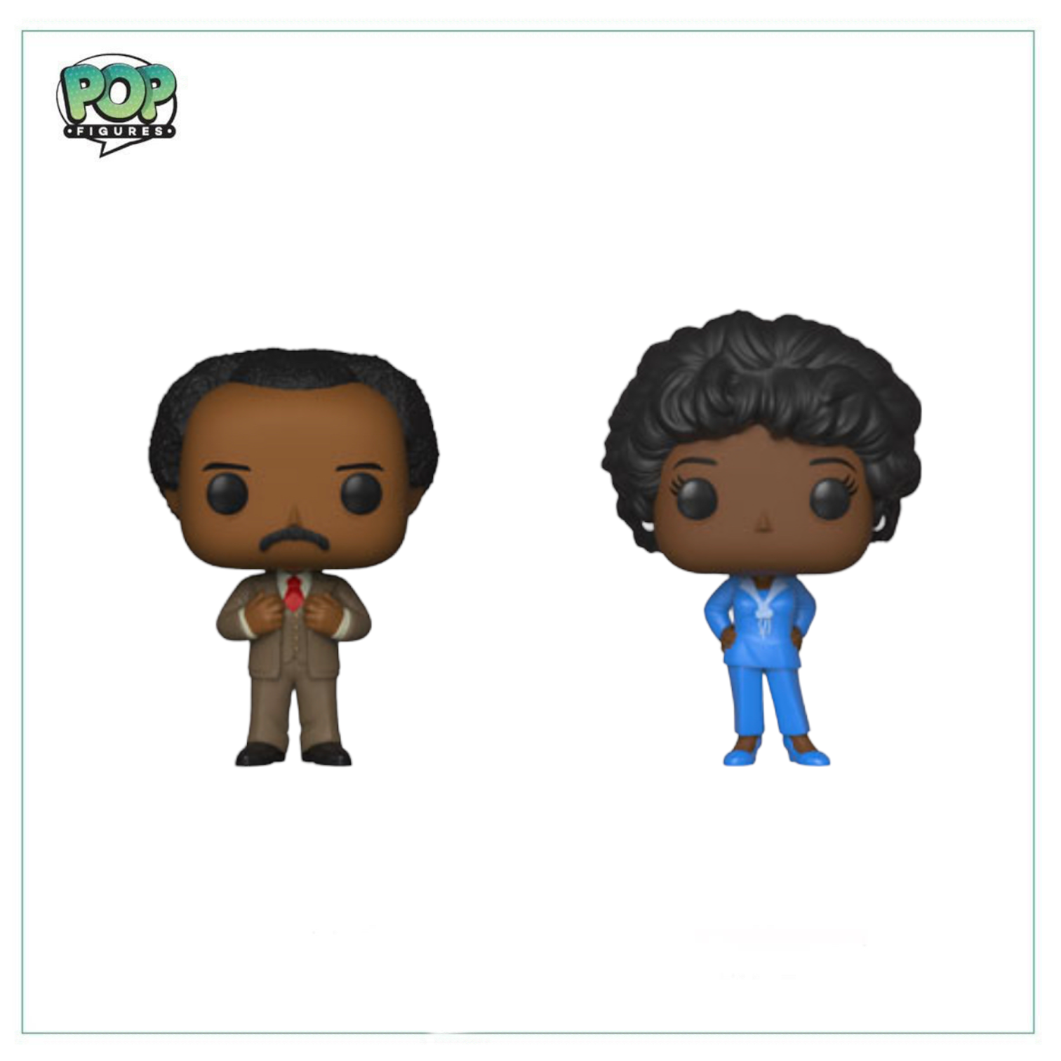 George & Louise Jefferson Deluxe Funko 2 Pack! The Jeffersons - Target Exclusive