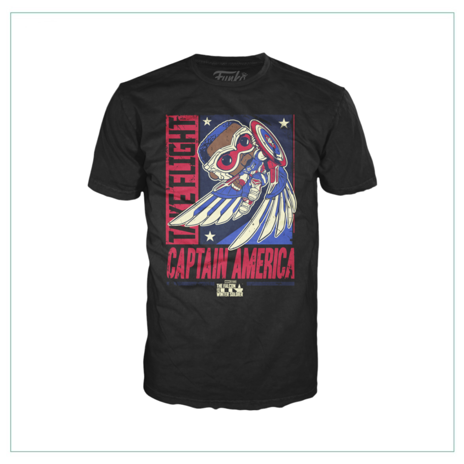 Falcon Propoganda Poster Funko Tee! Marvel