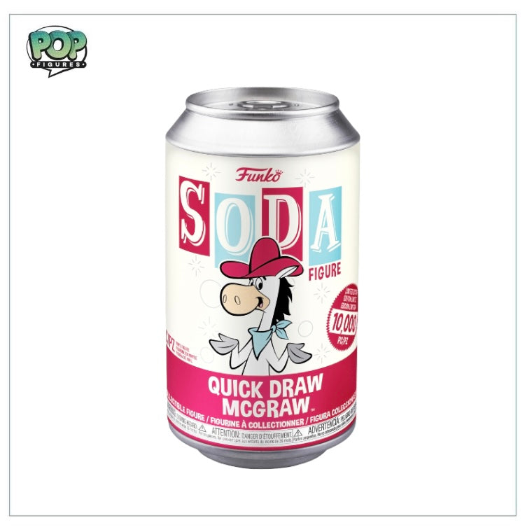 Quick Draw McGraw Funko Soda Vinyl Figure! - Quick Draw McGraw - LE10000 Pcs - Chance of Chase