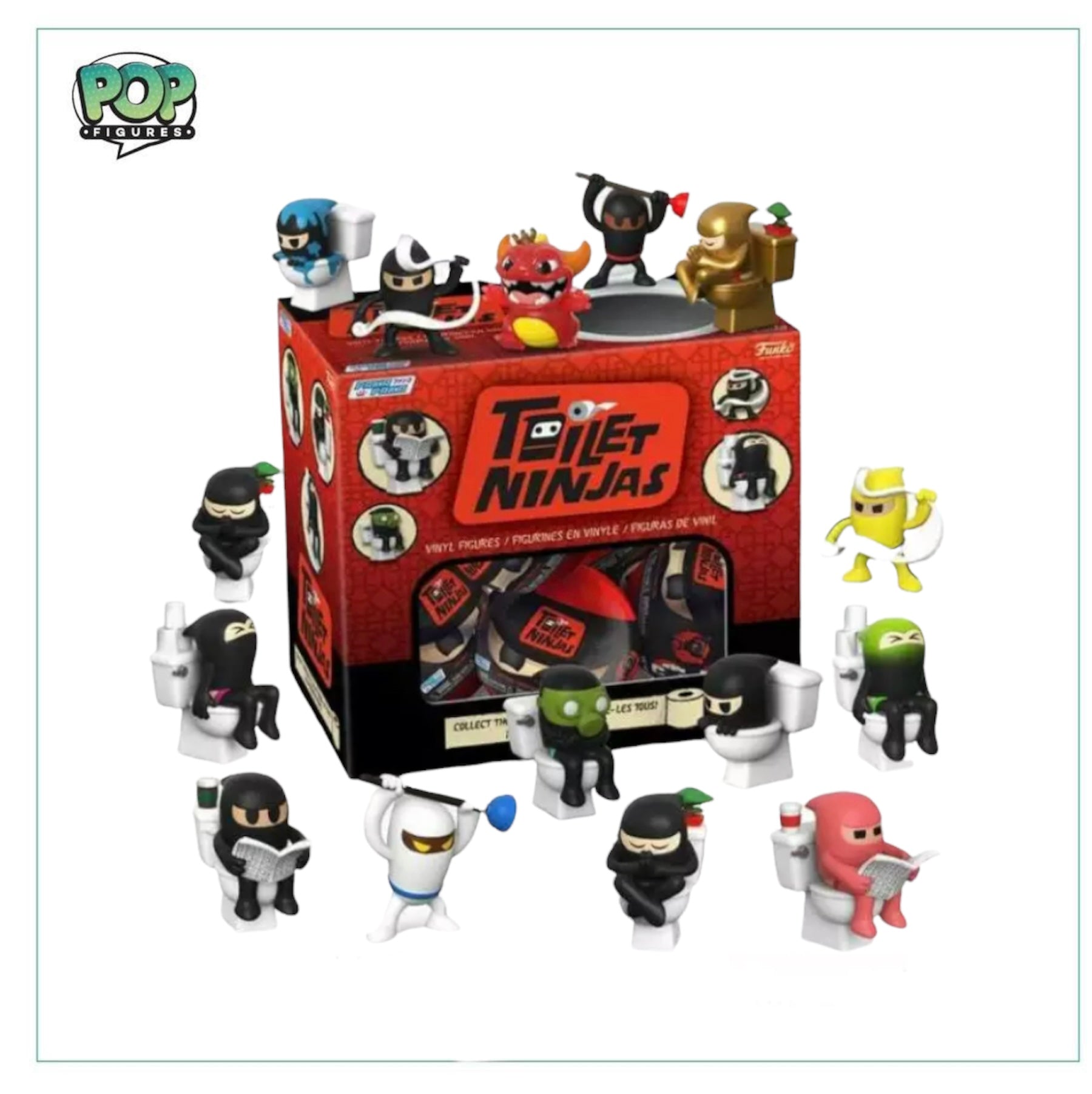 Toilet Ninjas Mystery Vinyl Figure! - Paka Paka - Blind Capsule