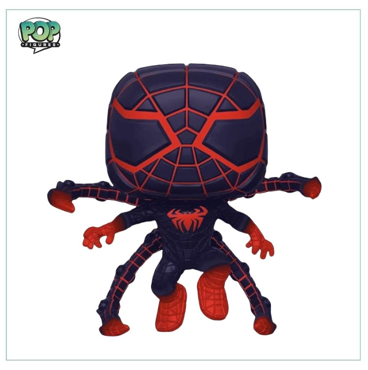 Miles Morales (Programmable Matter Suit) Glow in the Dark #840 Funko Pop! Marvel Spider-Man, GameStop Exclusive