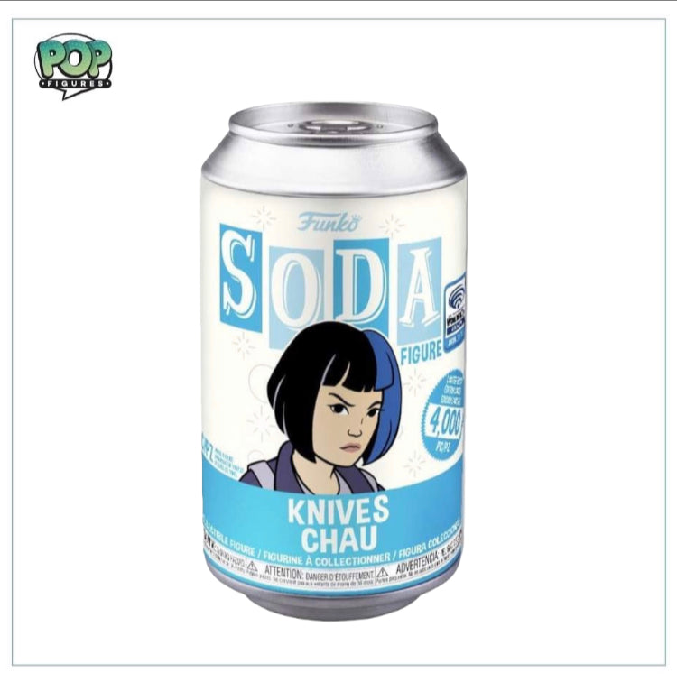 Knives Chau Funko Soda Vinyl Figure! - Scott Pilgrim Vs The World - LE4000 Pcs - Wondercon 2020 Official Convention Exclusive
