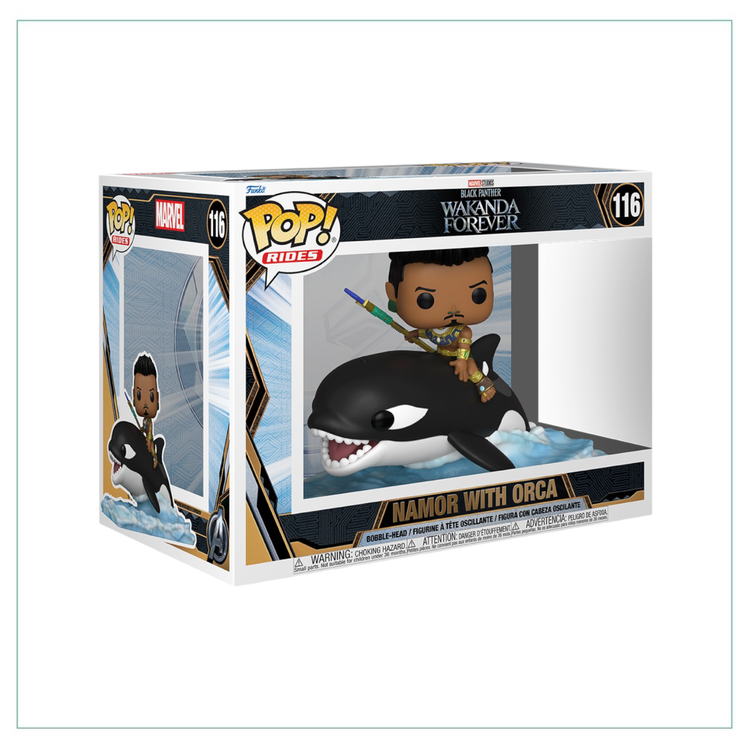 Namor W/ Orca #116 Funko Pop! Rides Wakanda Forever