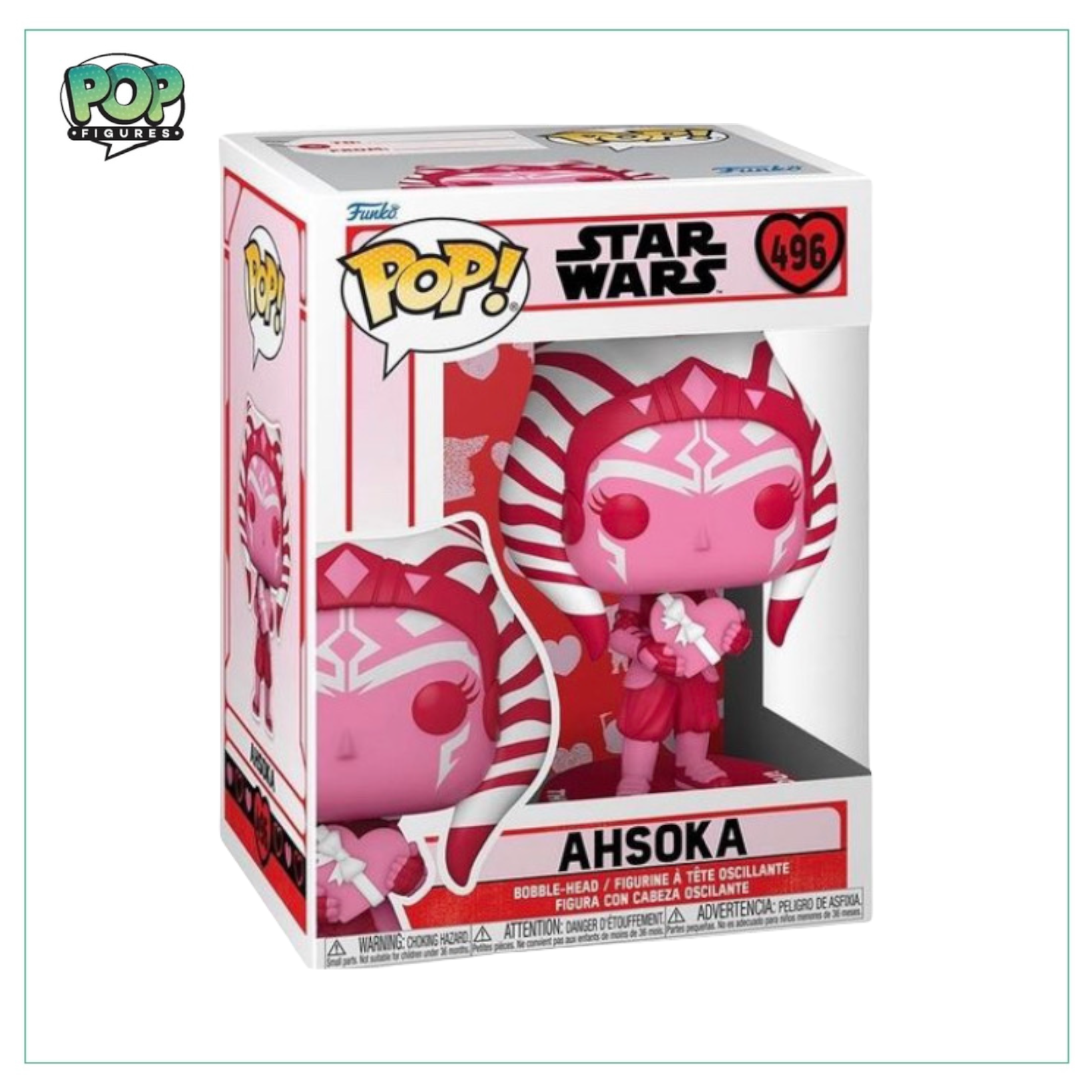 Ahsoka #496 Funko Pop! - Star Wars - Valentine’s