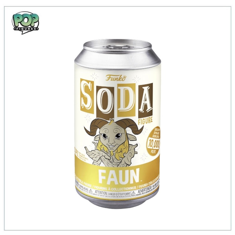 Faun Funko Soda Vinyl Figure! - Pan's Labyrinth - LE10000 Pcs - Chance of Chase