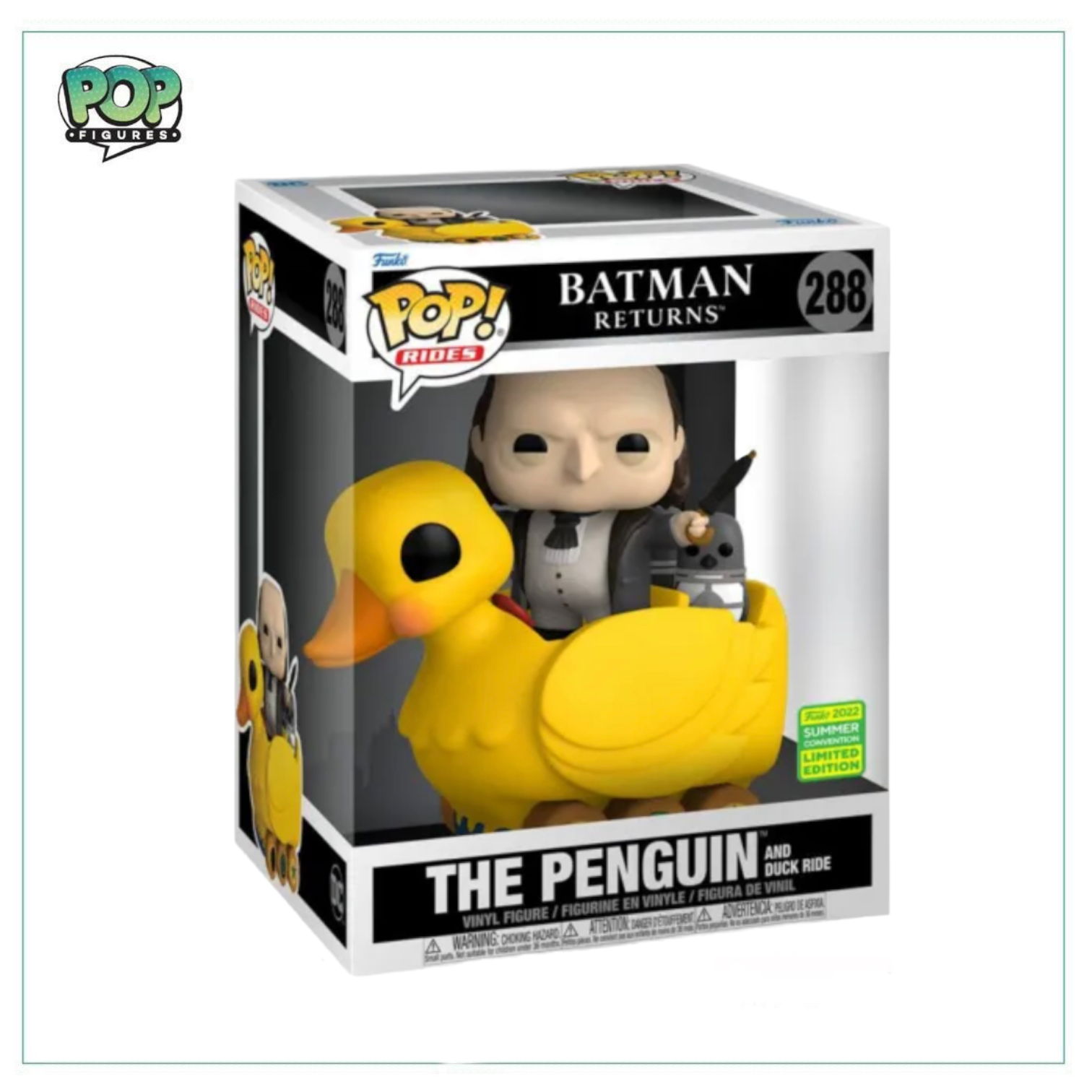 The Penguin And Duck Ride #288 Funko Pop! Batman Returns - 2022 SDCC S