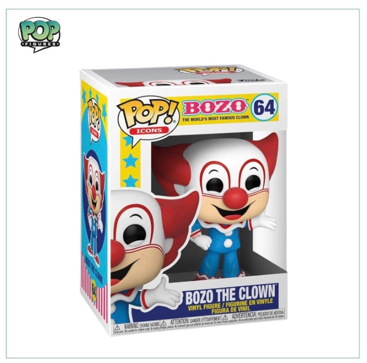 Bozo the Clown #64 Funko Pop! Bozo, The Worlds Most Famous Clown