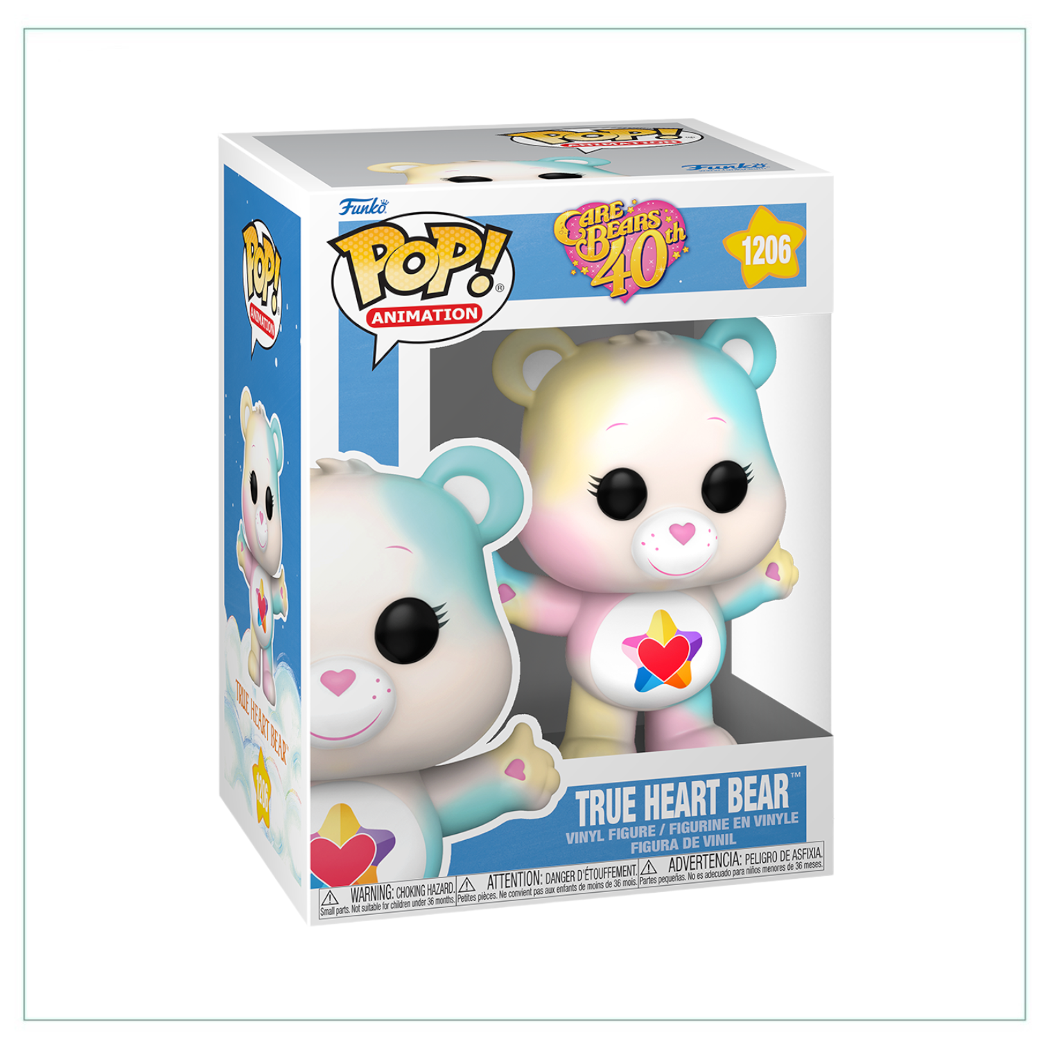 True Heart Bear #1206 Funko Pop! Care Bears 40th Anniversary