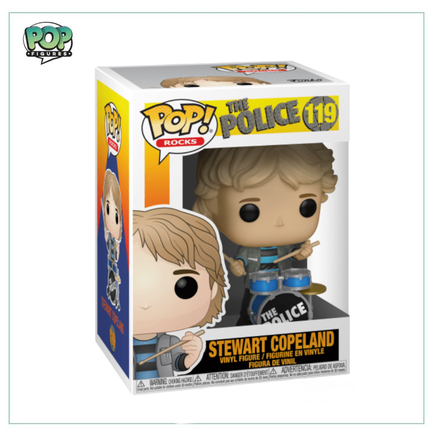 Stewart Copeland #119 Funko Pop! Rocks, The Police