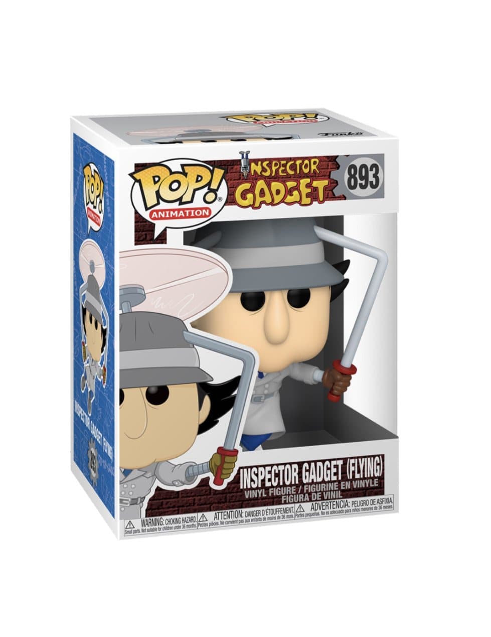 Inspector Gadget - Inspector Gadget Flying - Pop Figures