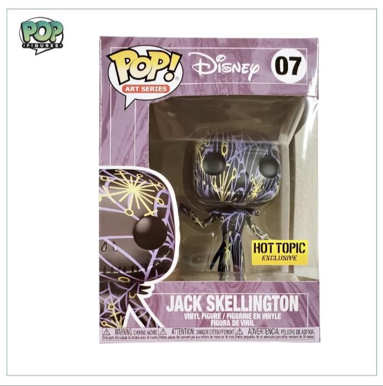 Jack Skellington #07 Funko Pop! Disney Art Series, Hot Topic Exclusive - Pop Figures | Funko | Pop Funko | Funko Pop