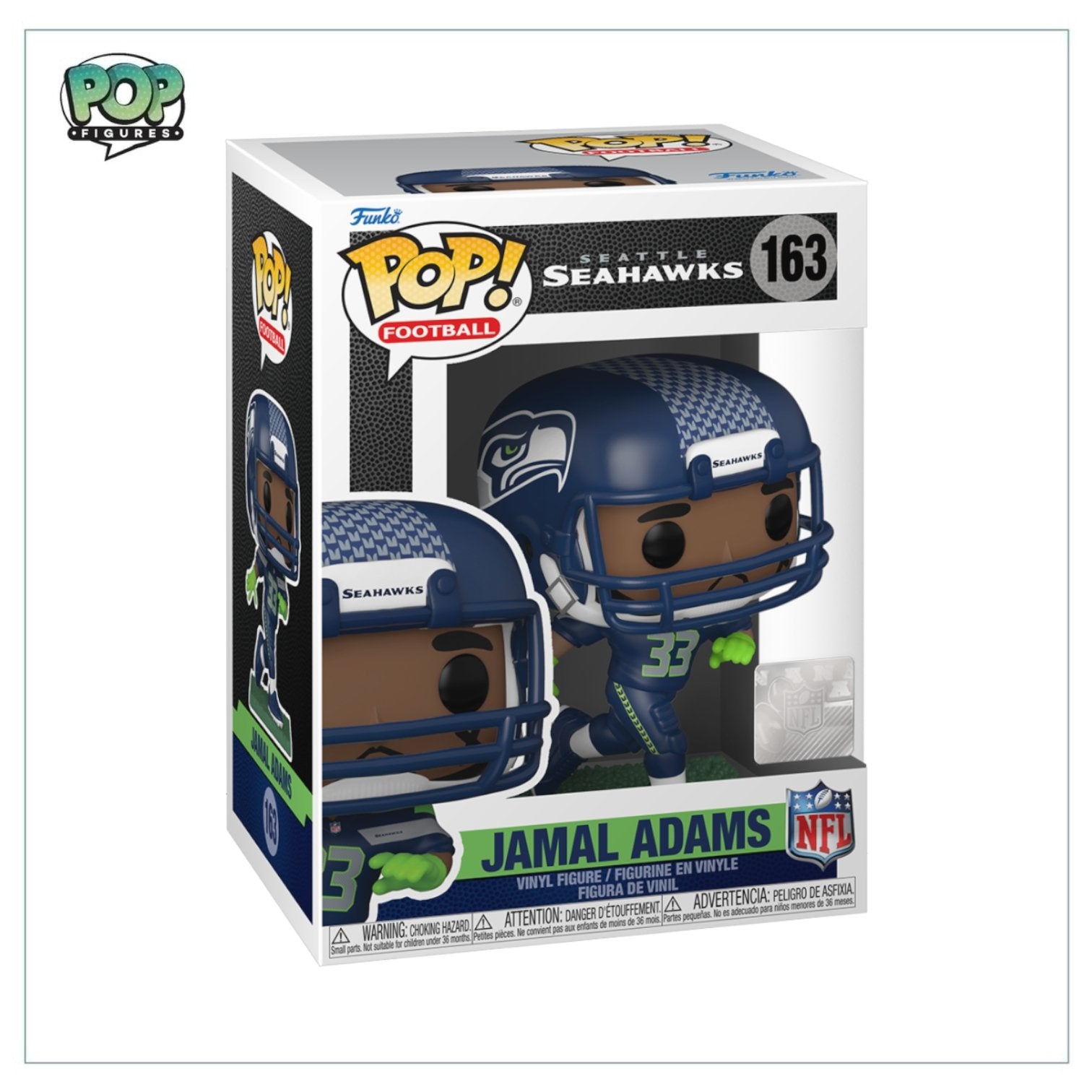 Jamal Adams #163 Funko Pop! NFL - PREORDER - Pop Figures | Funko | Pop Funko | Funko Pop