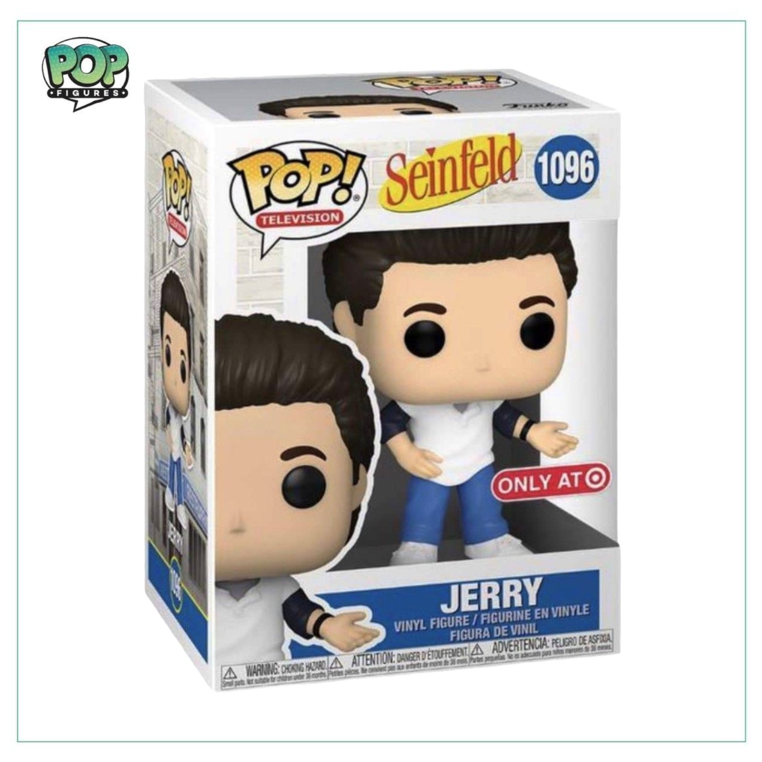 Jerry #1096 Funko Pop! Seinfeld, Target Exclusive - Pop Figures | Funko | Pop Funko | Funko Pop
