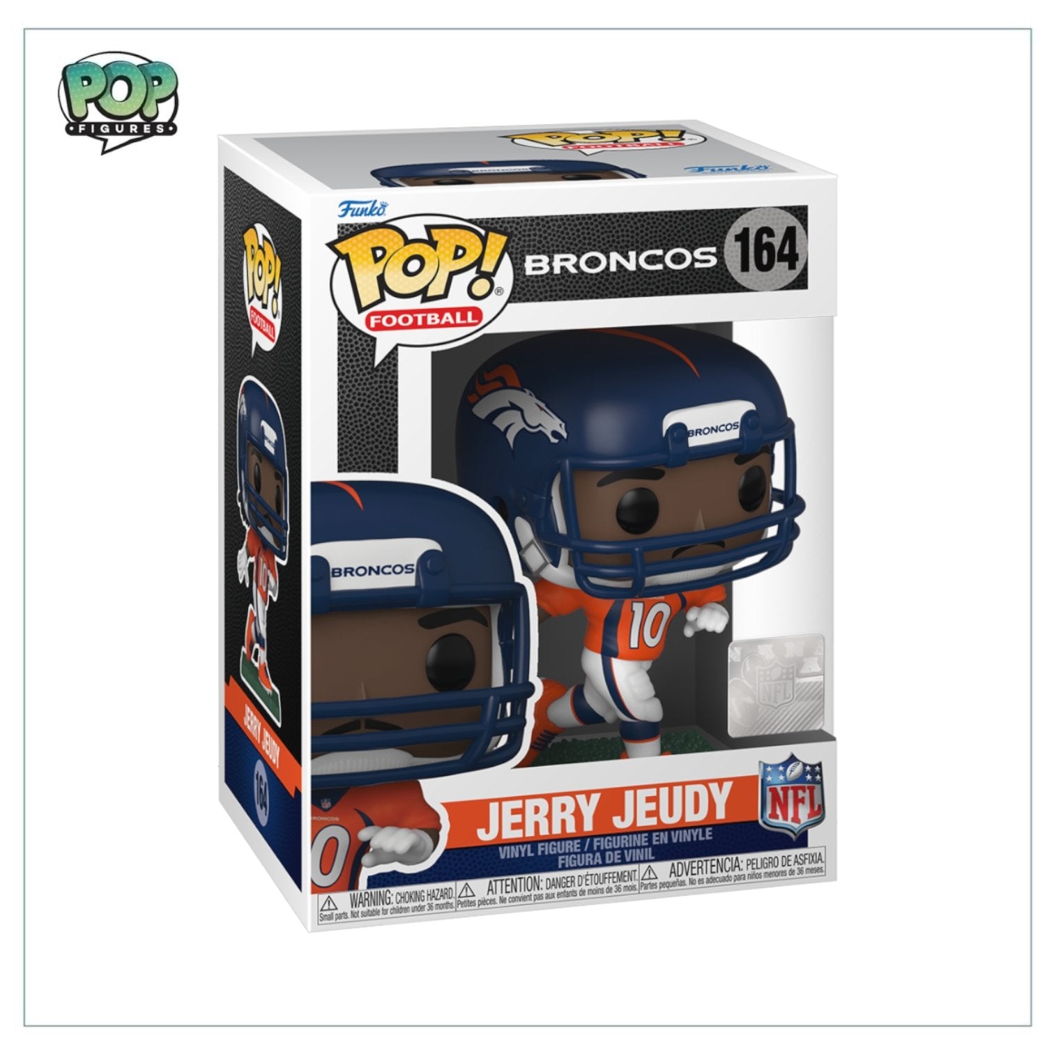 Jerry Jeudy (Home Uniform) #164 Funko Pop! NFL - PREORDER - Pop Figures | Funko | Pop Funko | Funko Pop