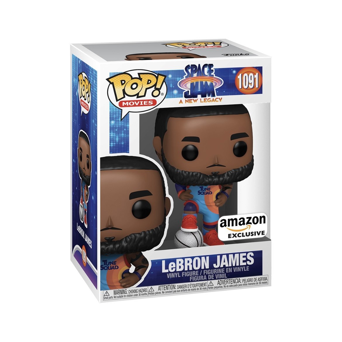 LeBron James #1091 Funko Pop! Space Jam: A New Legacy, Amazon Exclusive - Pop Figures | Funko | Pop Funko | Funko Pop