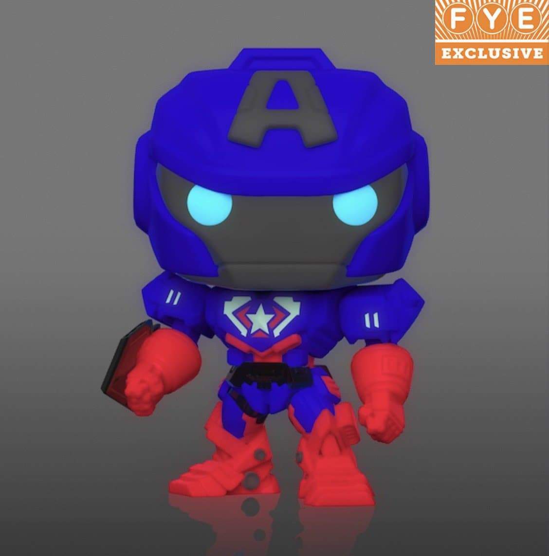 Marvel - Marvel Mech - Captain America (GITd)(FYE Exclusive) PREORDER - Pop Figures