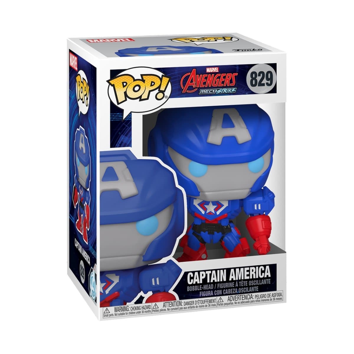 Pop Marvel Collector Corps Captain America Funko Pop With