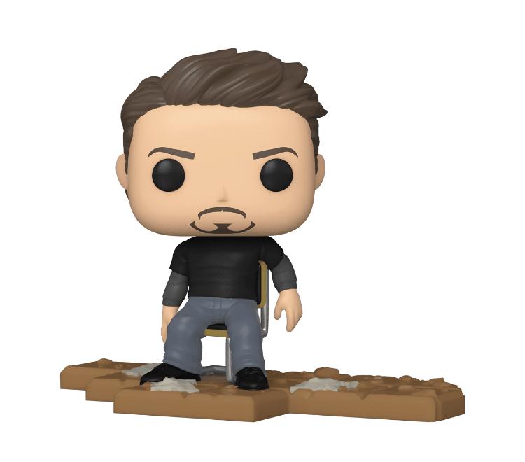 MARVEL: TONY STARK (Victory Shawarma) AMAZON EXCLUSIVE DELUXE 6” Bobble-Head - Pop Figures | Funko | Pop Funko | Funko Pop