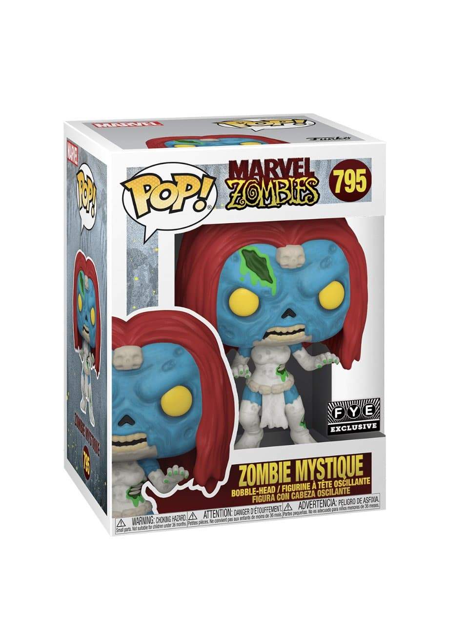 MARVEL - ZOMBIE- MYSTIQUE - FYE LUNCH EXCLUSIVE - Pop Figures