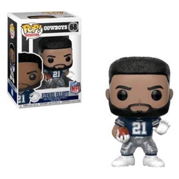 NFL EZEKIEL ELLIOTT (AWAY) EXC POP! VINYL FIGURE - Pop Figures