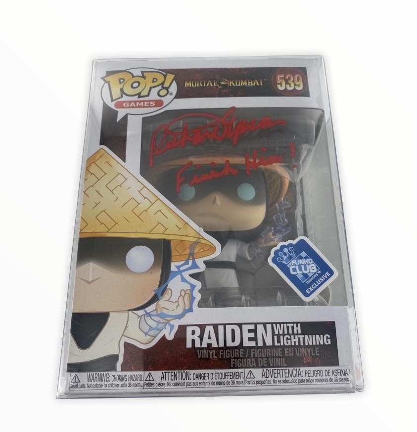 Raiden with Lightning signed Funko Pop Vinyl - Pop Figures