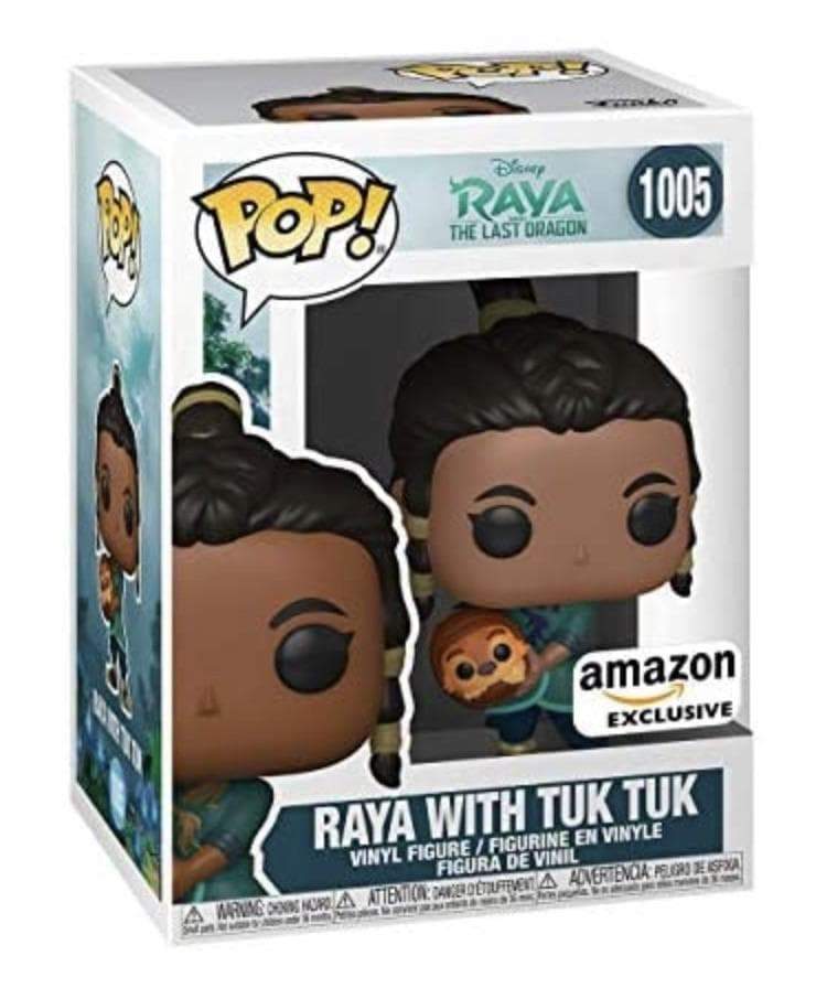 RAYA THE LAST DRAGON - RAYA WITH TUK TUK AMAZON EXCLUSIVE POP VINYL - Pop Figures