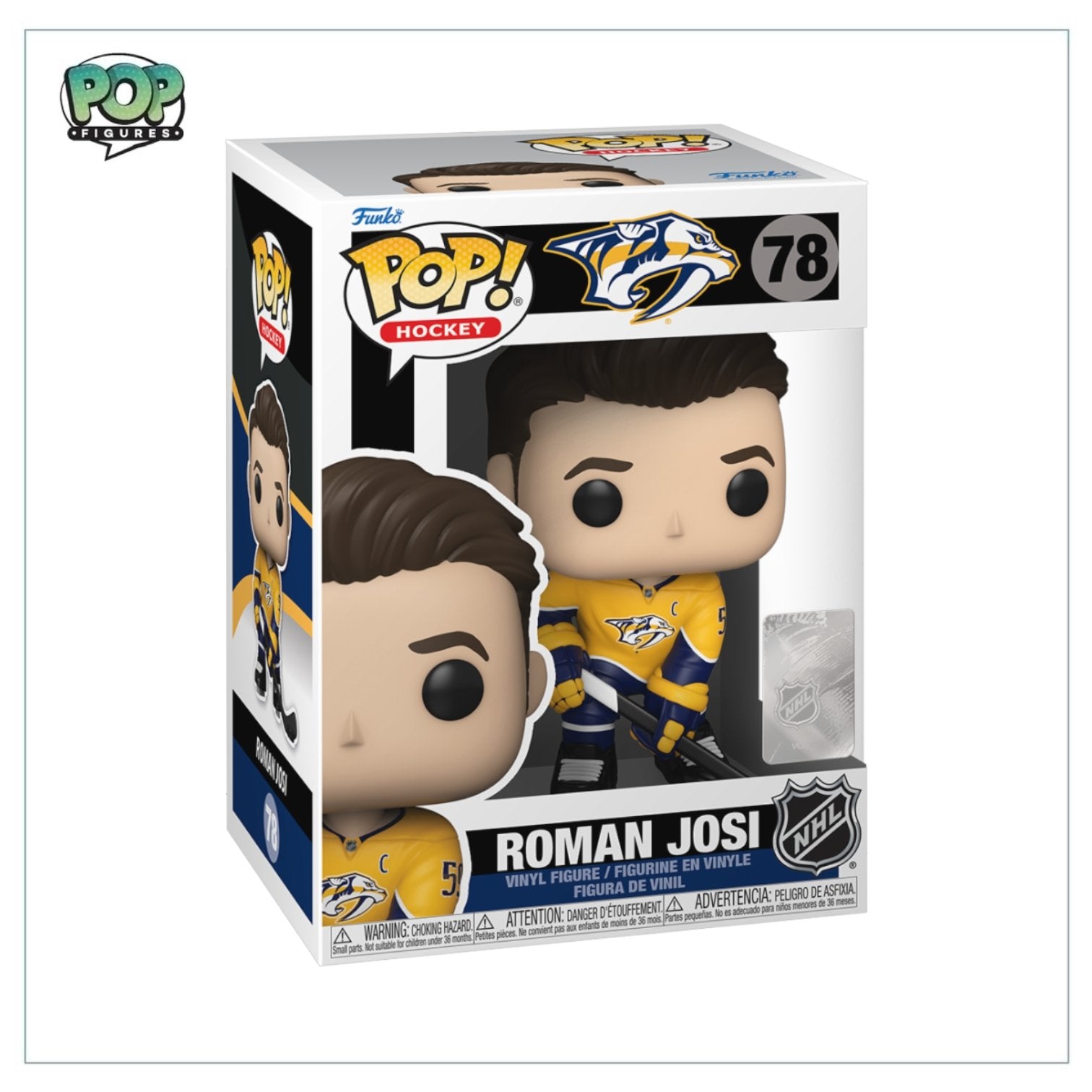Roman Josi #78 Funko Pop! NHL - PREORDER - Pop Figures | Funko | Pop Funko | Funko Pop