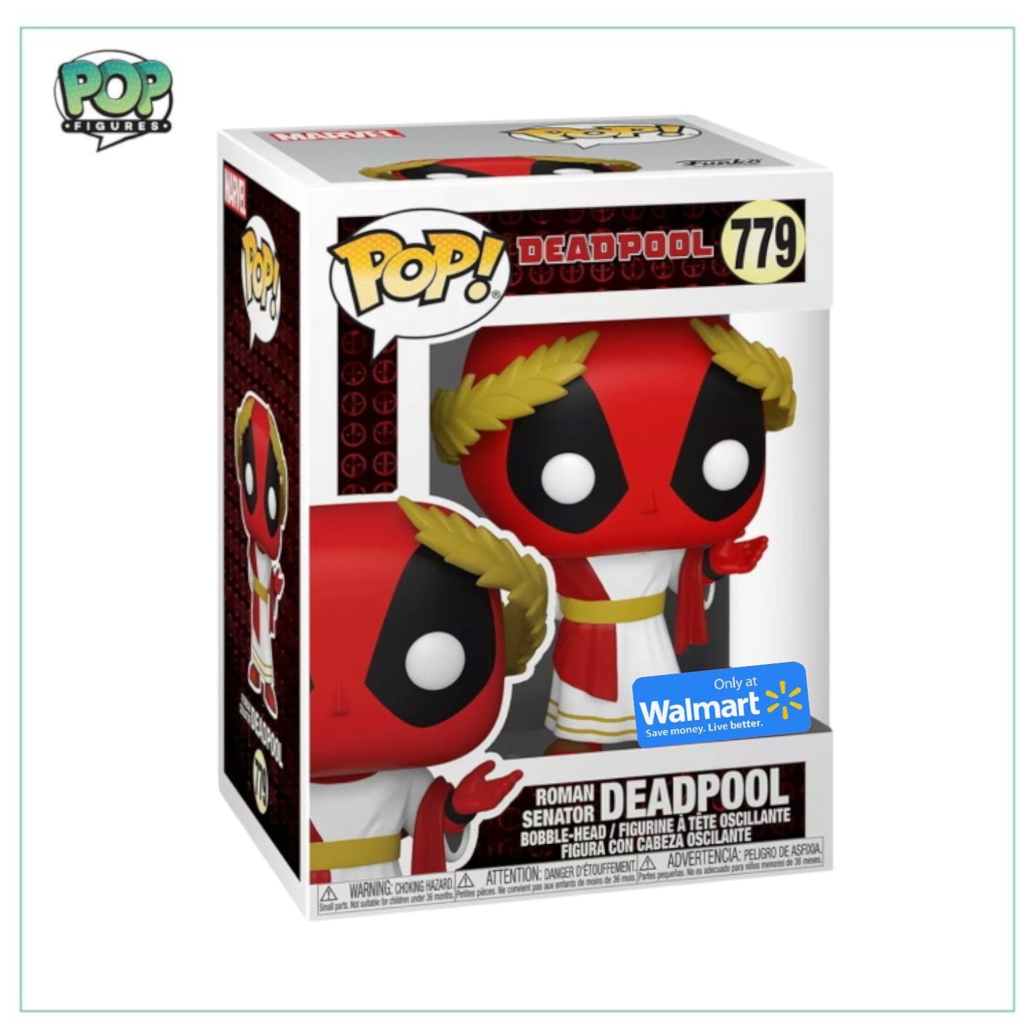 Roman Senator #779 Funko Pop! Deadpool, Walmart Exclusive - Pop Figures | Funko | Pop Funko | Funko Pop