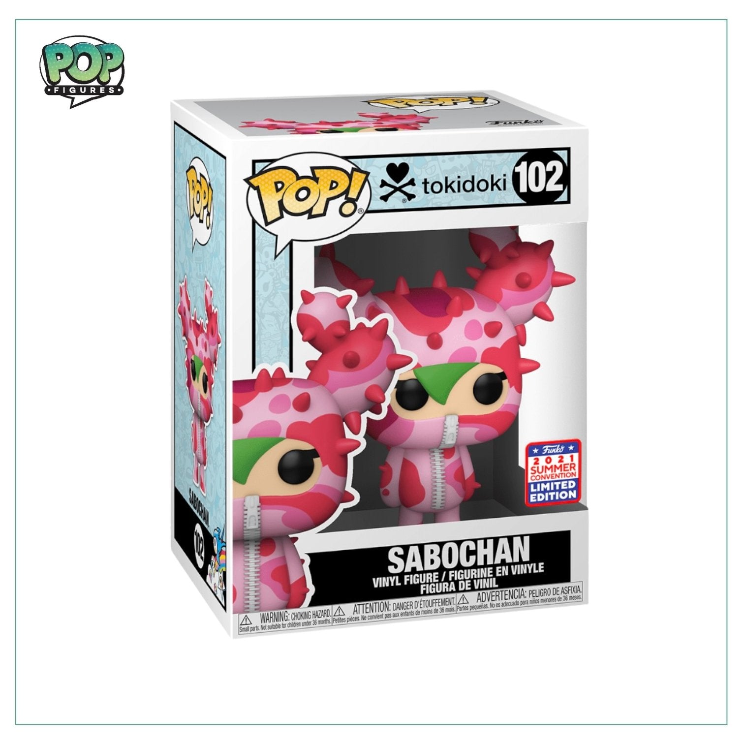 Sabochan #102 Funko Pop! Tokidoki - 2021 Virtual Funkon (Shared Sticker) - PREORDER - Pop Figures | Funko | Pop Funko | Funko Pop